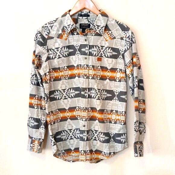 Ariat with Pendleton Billie jean button down arrowhead western shirt - Picture 2 of 9